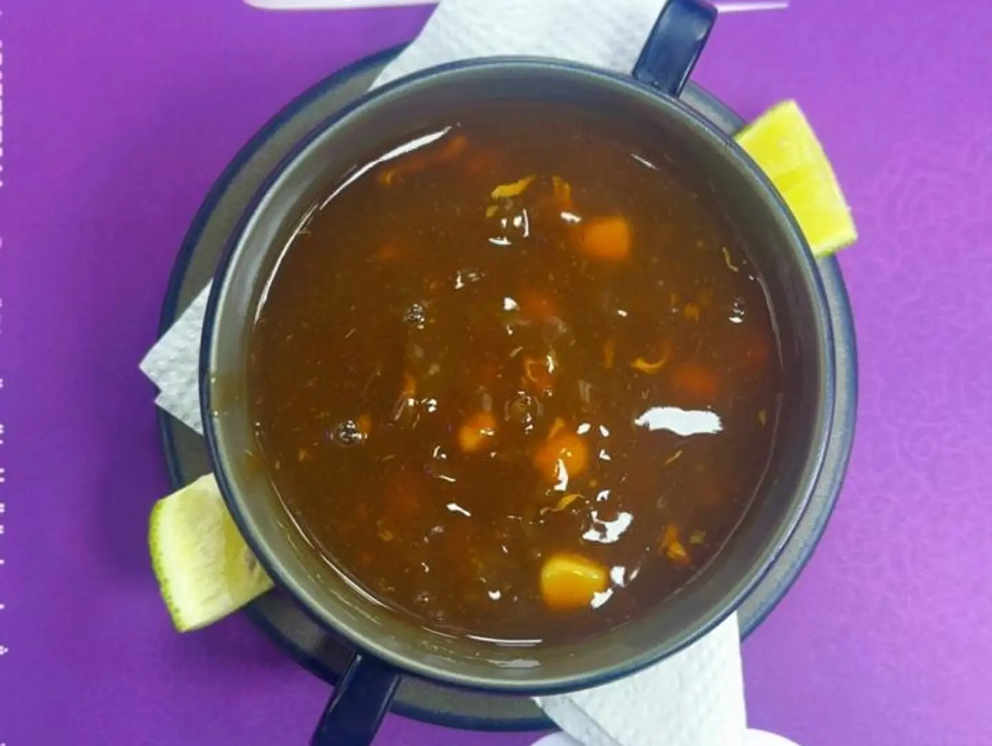 شوربة جمبري بالذرة