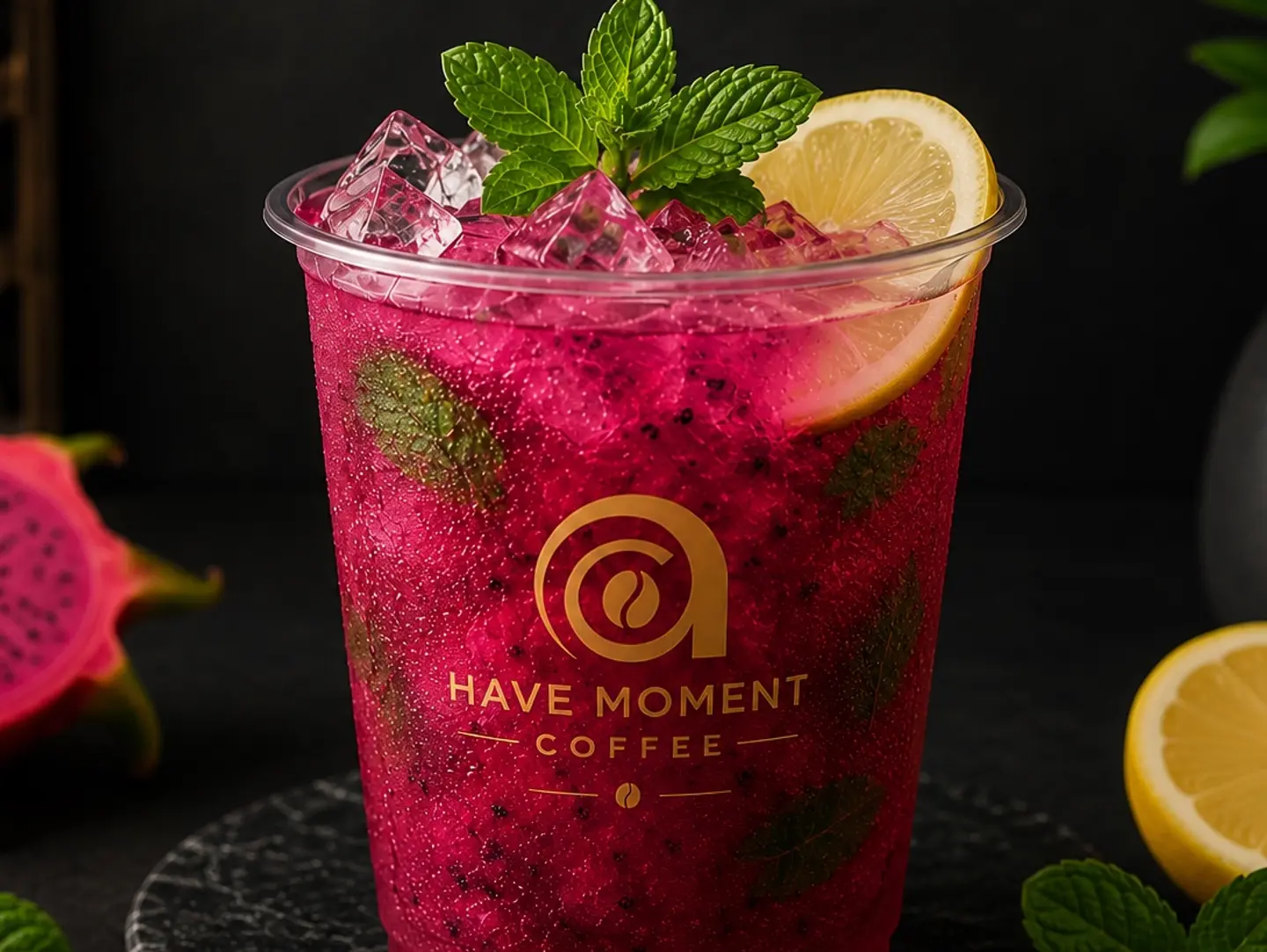 Deem Dragon Fruit Mojito