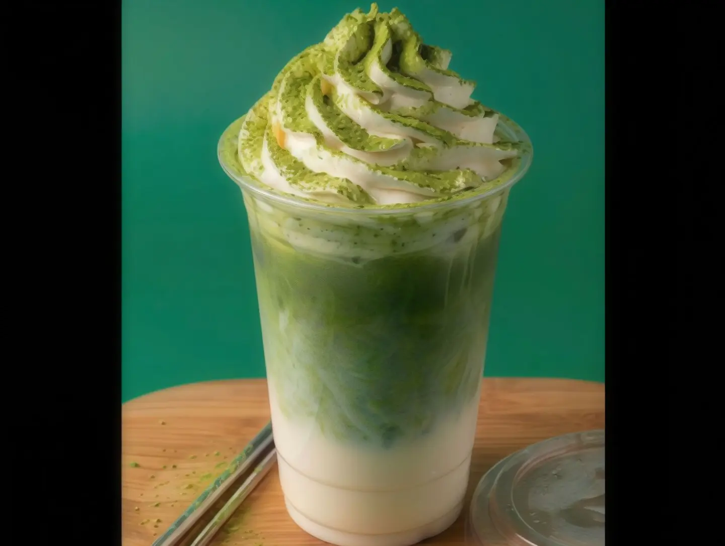 Matcha Vanilla With Cream - Cold