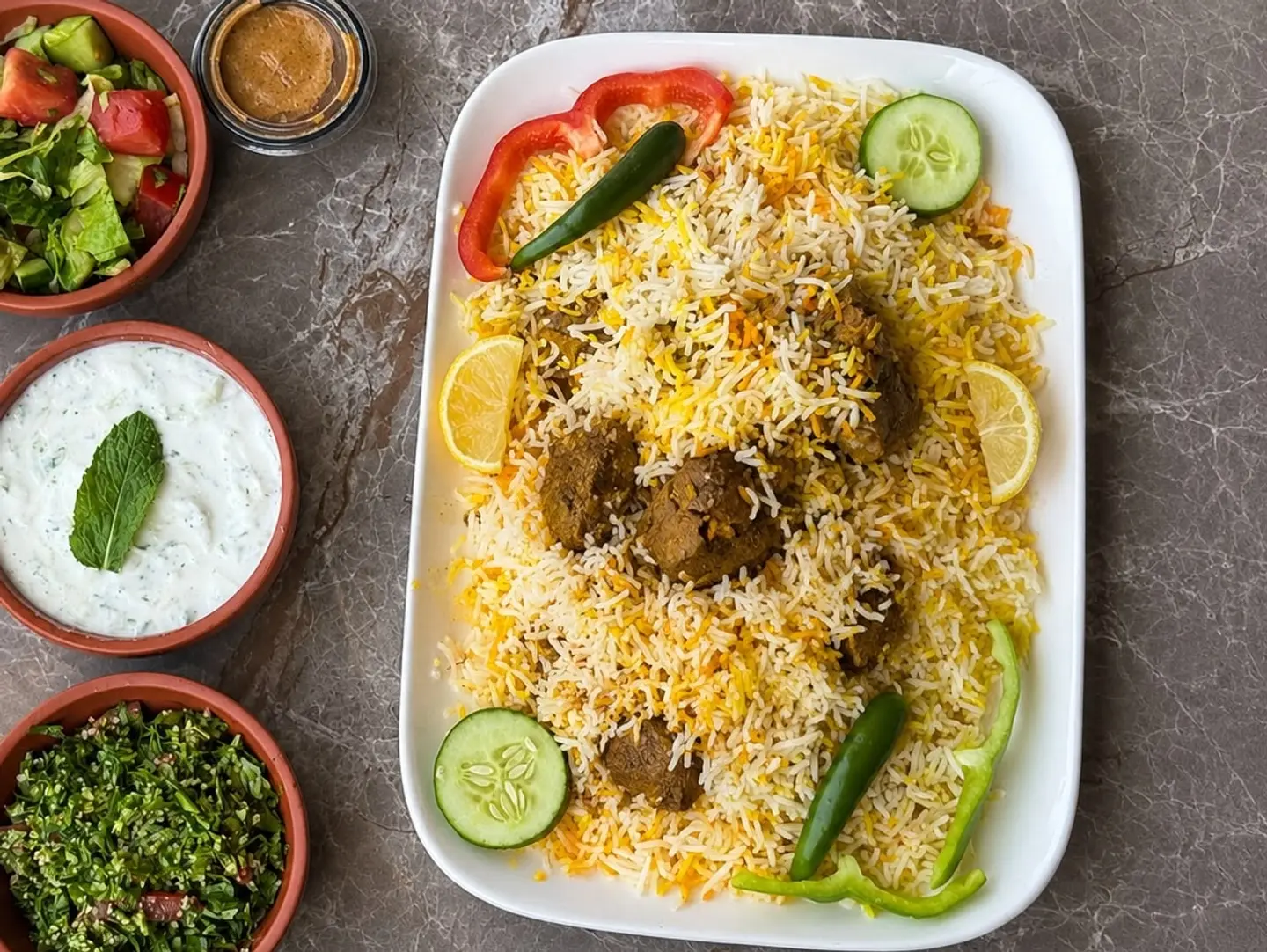 لحم برياني - صغير