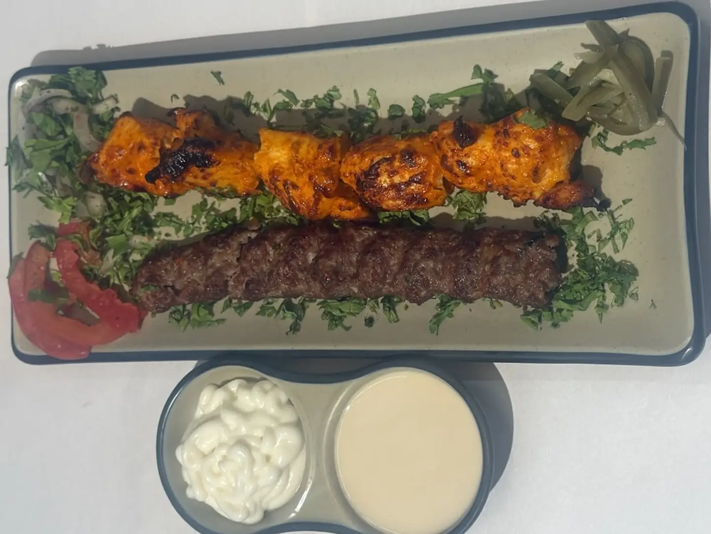 Mixed Shish Tawook & Kofta Plate