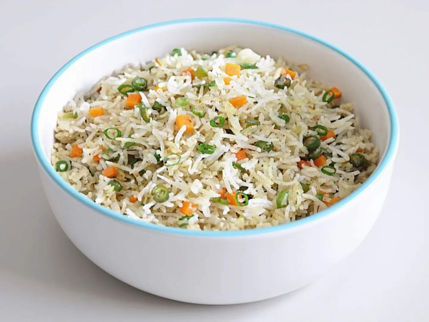 ارز مقلي مع الخضار