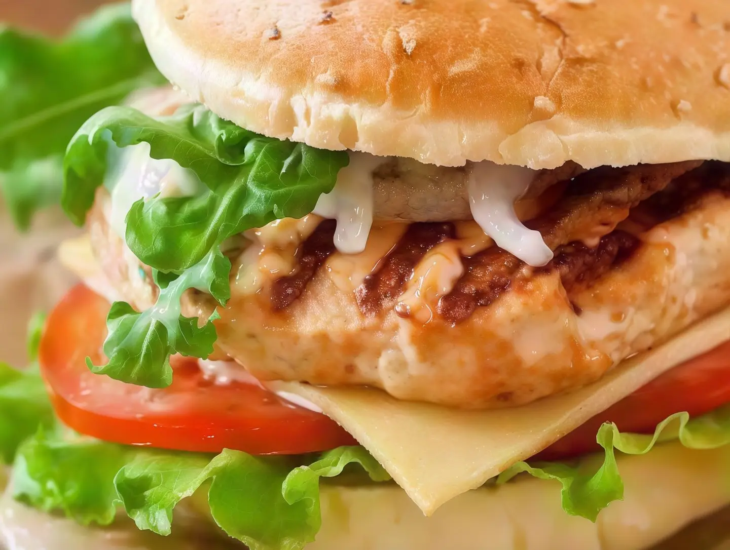 Grilled Chicken Burger