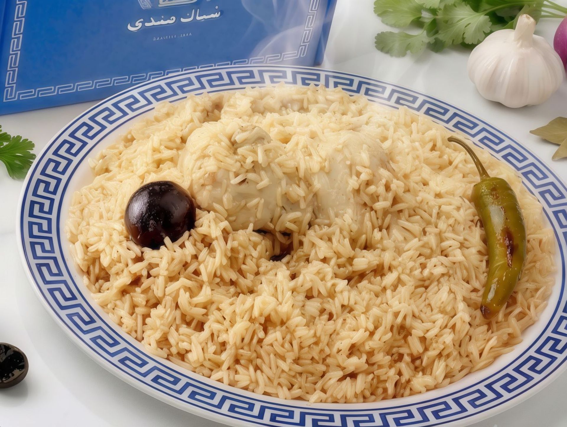 مضغوط ابيض - أرز امريكي - حبة كاملة