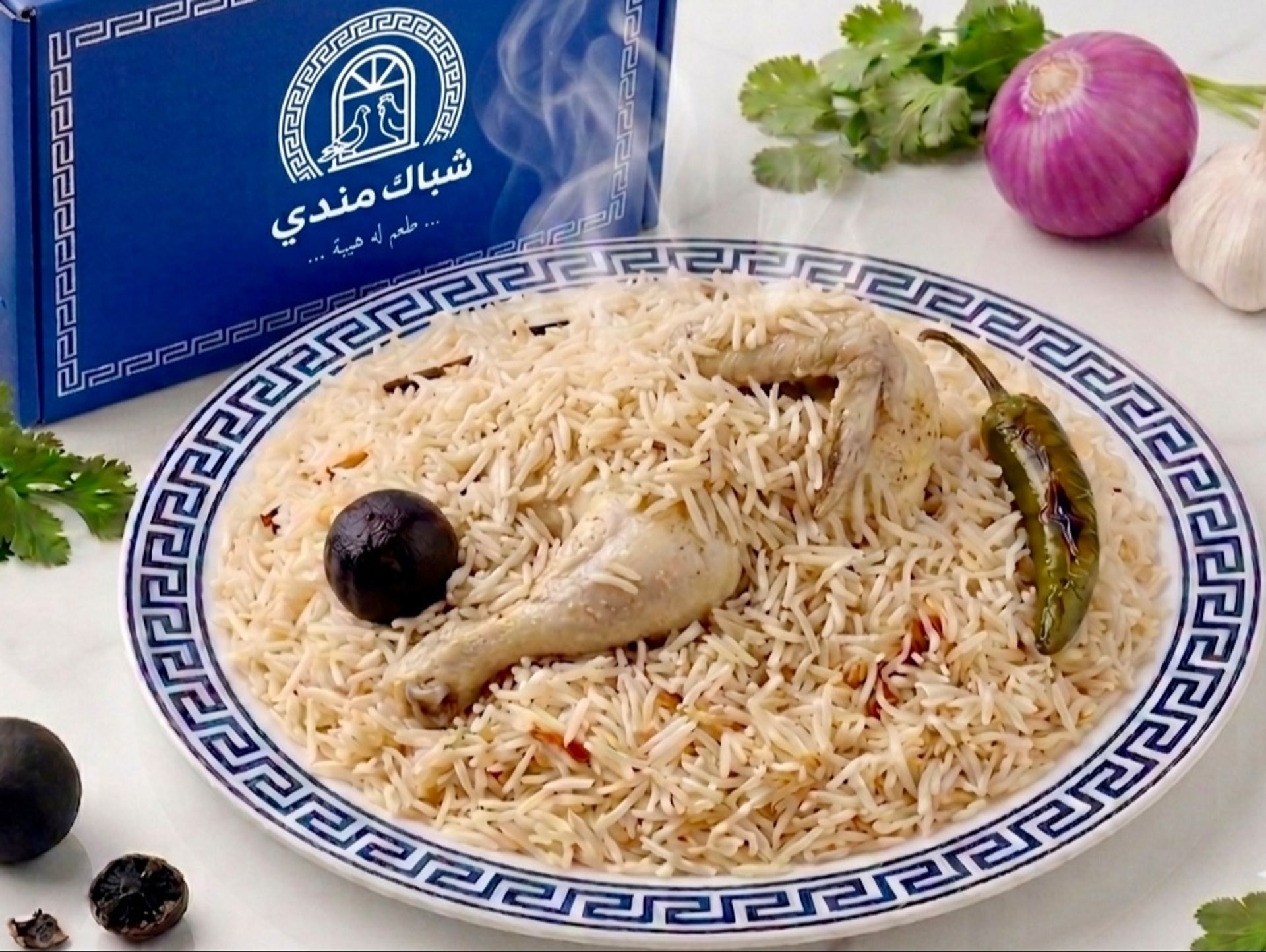 مضغوط ابيض - أرز عنبر - نصف حبة