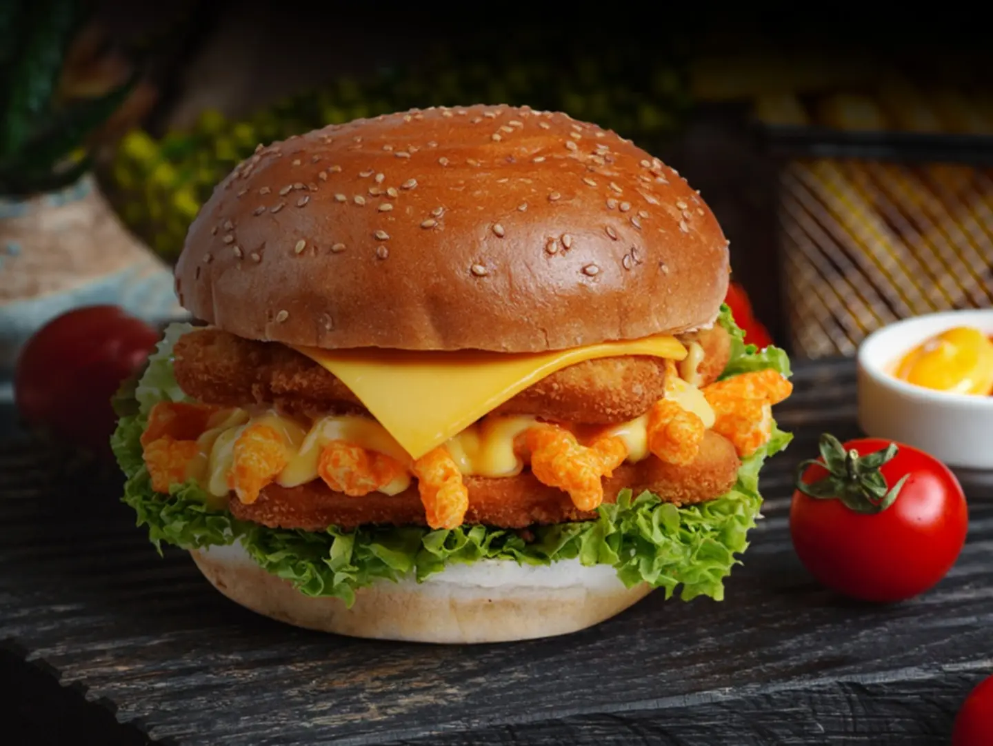 Cheetos Fillet Burger