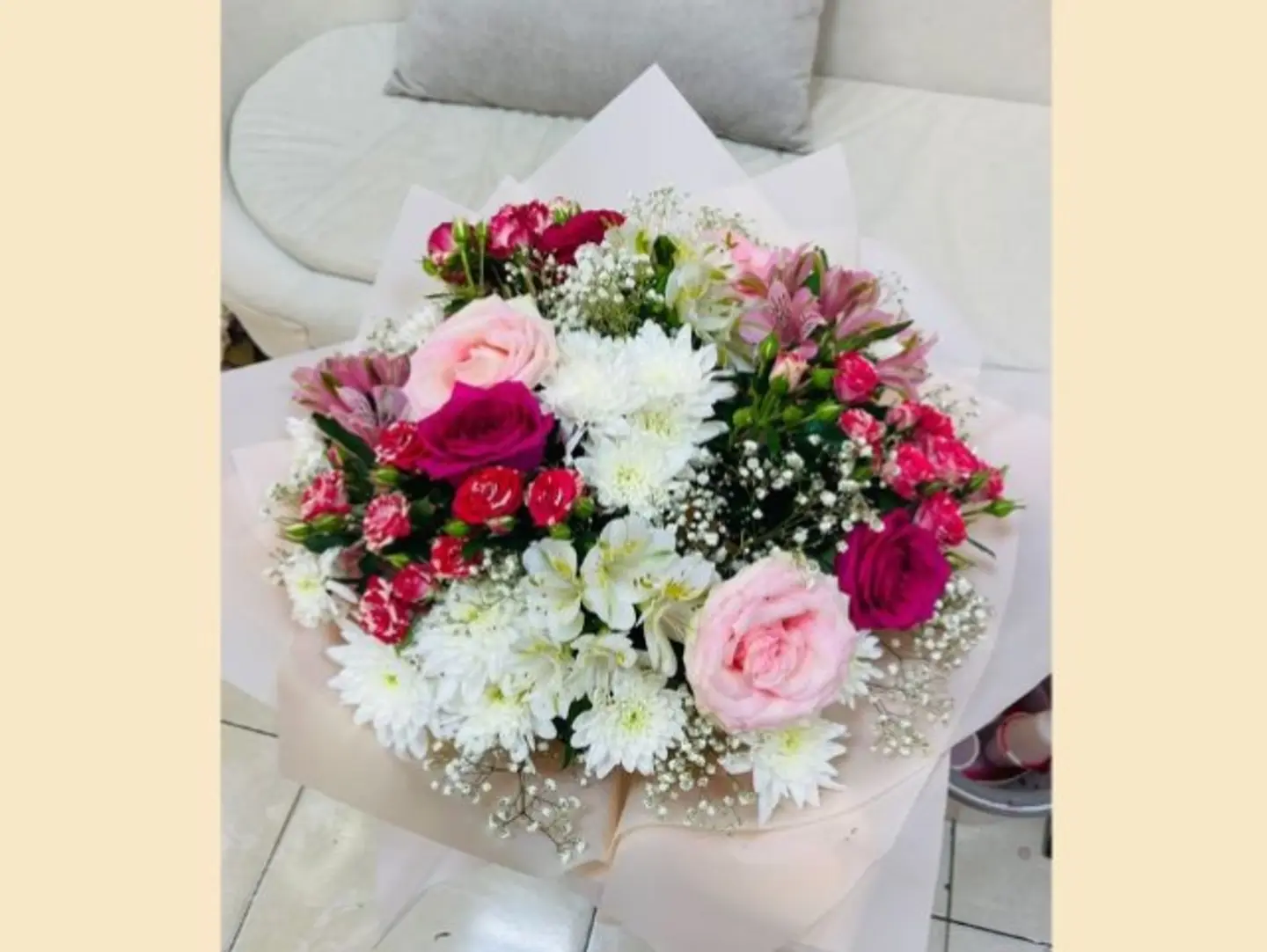 Charming Shades Of Pink And White