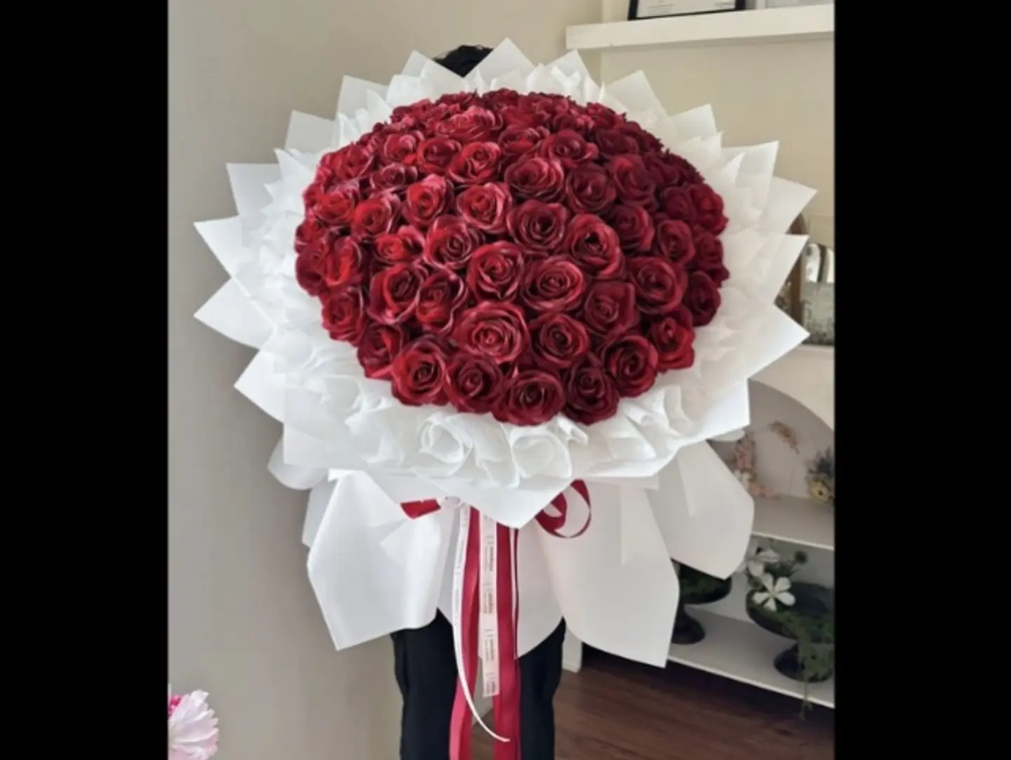 A Bouquet Of 50 Red Roses