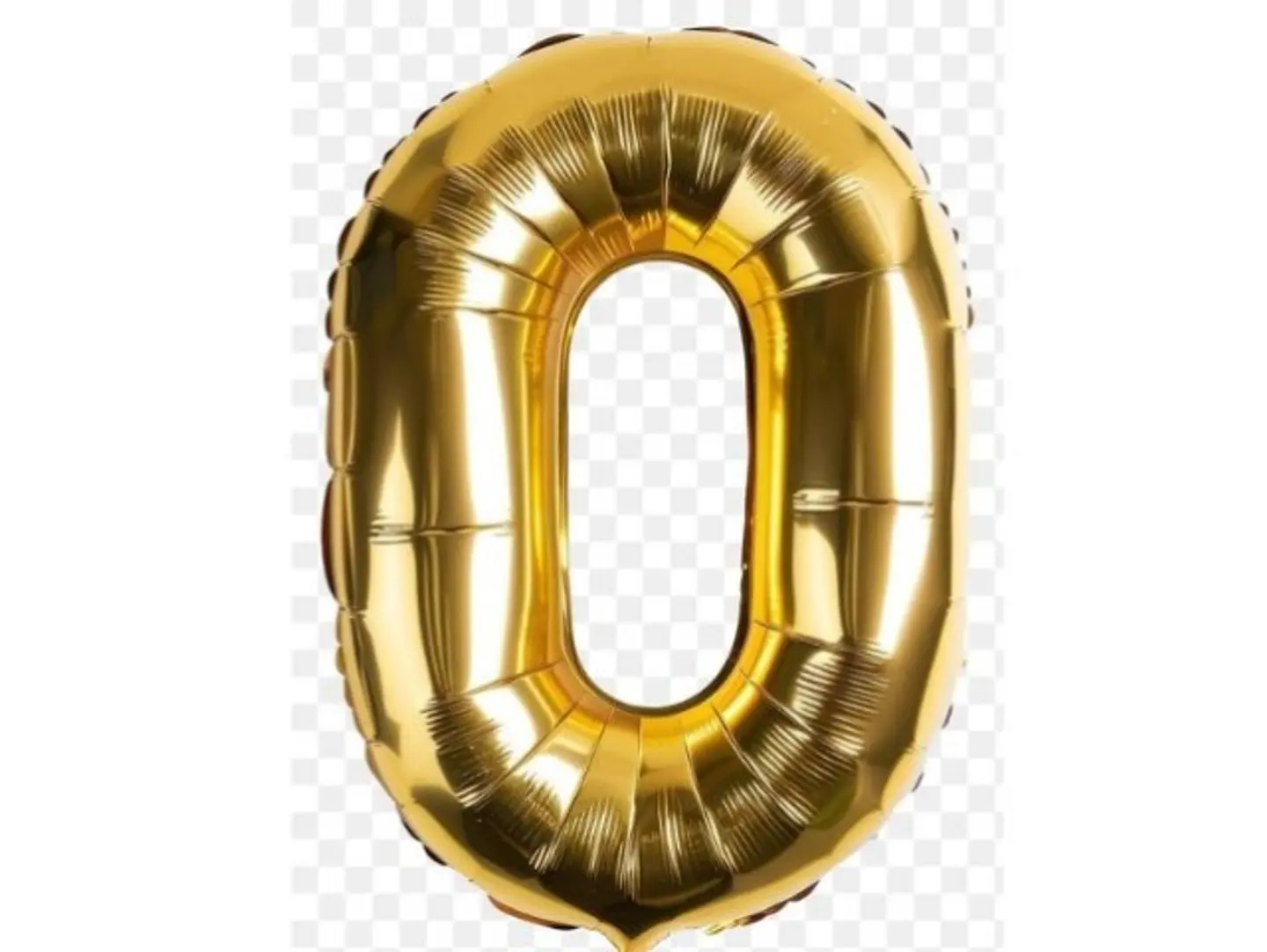 Number 0 In Helium Gold