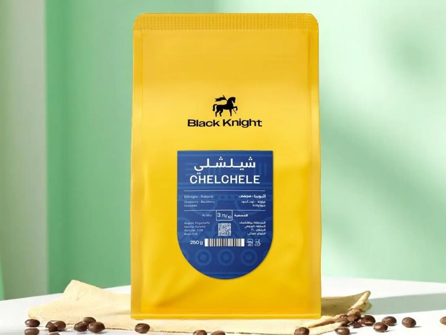 قهوة ١٠٠٠ جرام بلاك نايت شيلشلي