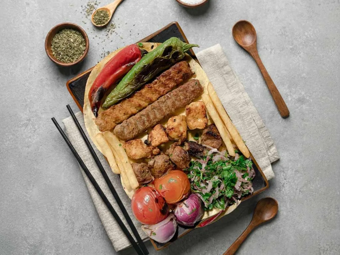 مشكل مشاوي صغير