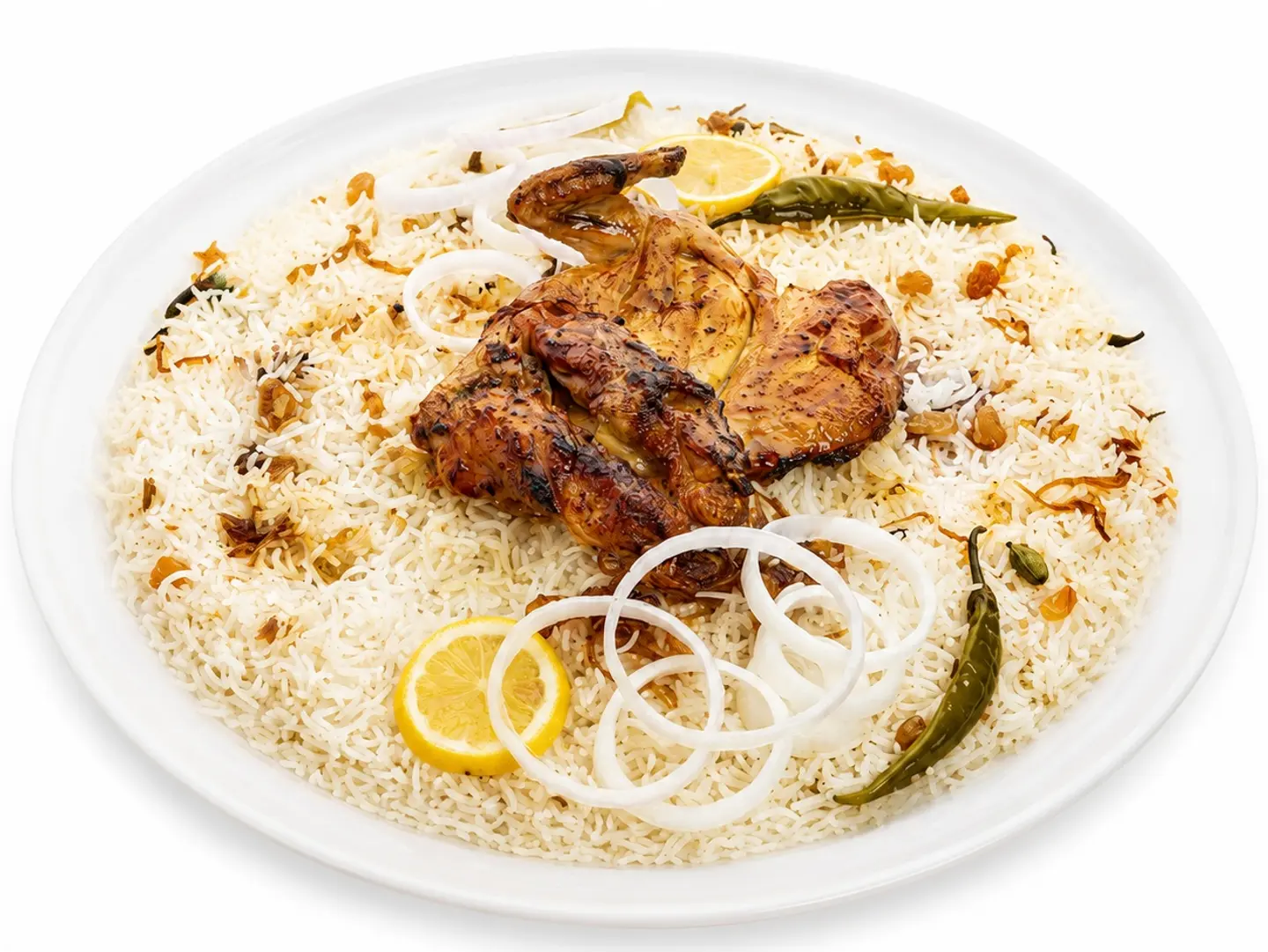 Half Madbi Chicken With Peshawari Rice