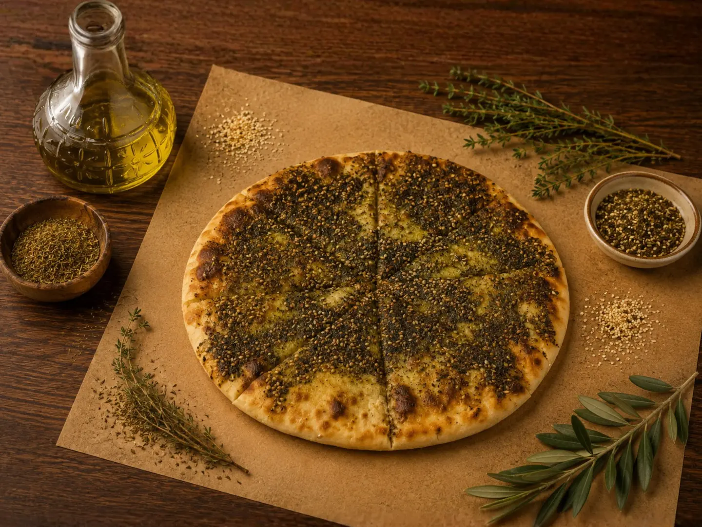 منقوشة زعتر