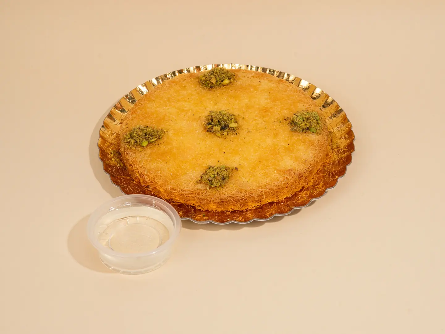 كنافة خشنة جبن كبير