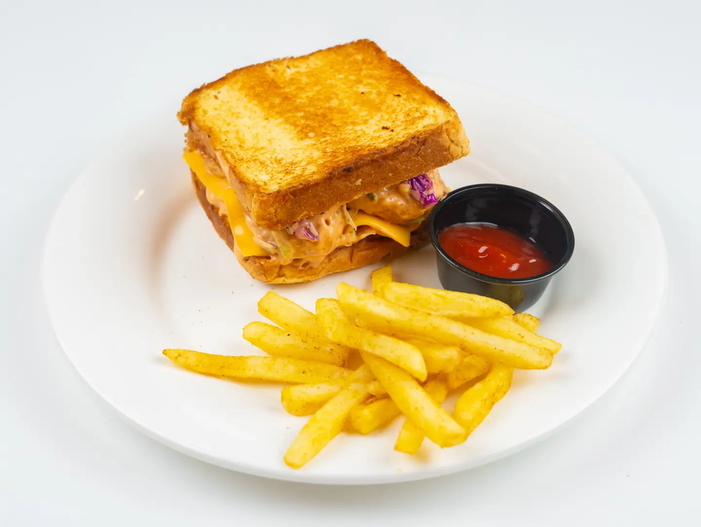 Brioche Sandwich With Crispy Chicken
