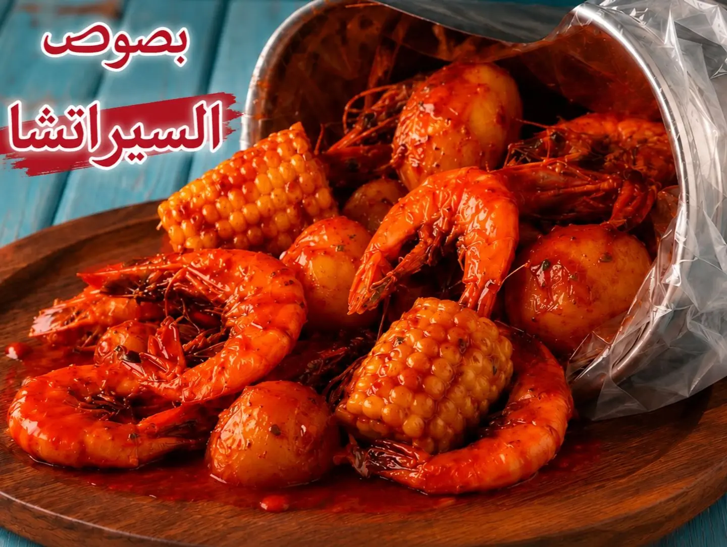 A Bag Of 10 Or 6 Shrimp In Sriracha Sauce - The Platter: 10 Jumbo Shrimp In Spicy