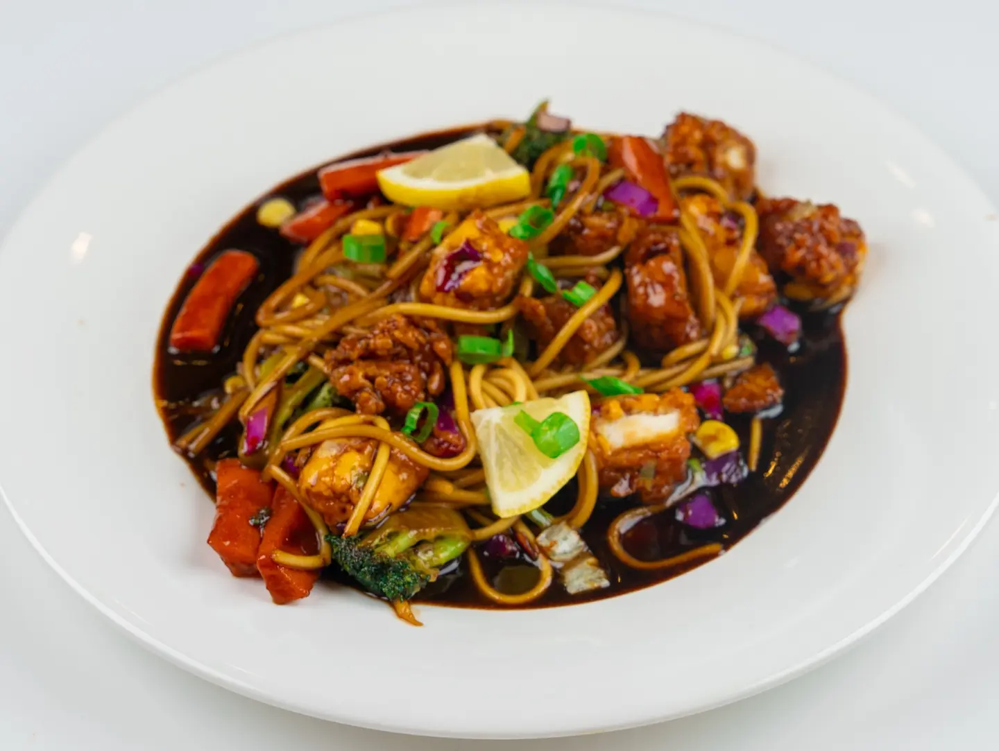 Chicken Noodles In Sweet Soy Sauce