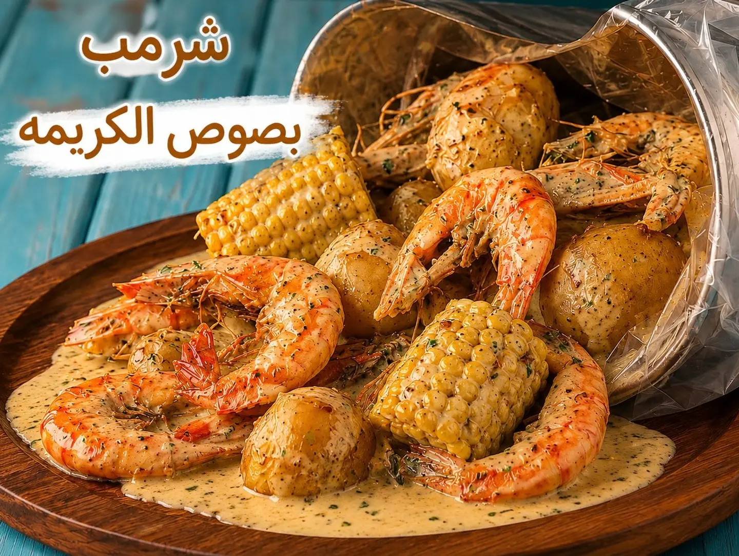 A Bag Of Shrimp, 10 Pieces Or 6 Pieces, In Cream Sauce - Dish: 10 Jumbo Shrimp In Cream Sauce
