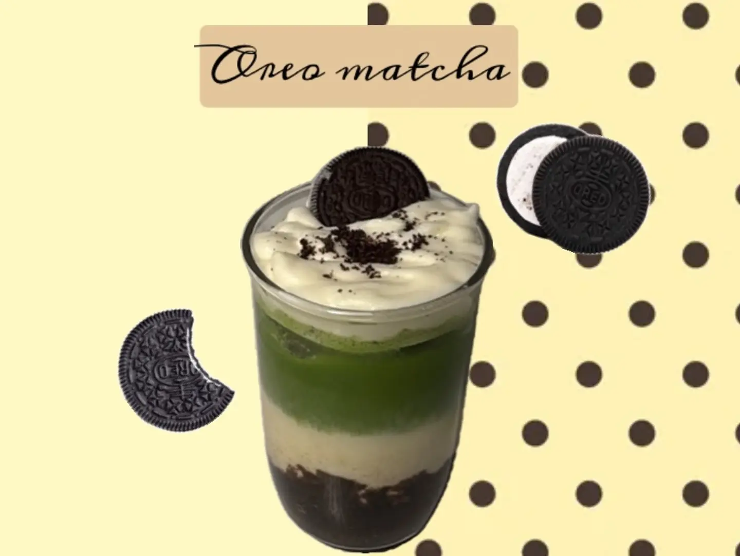 Oreo Vanilla Matcha
