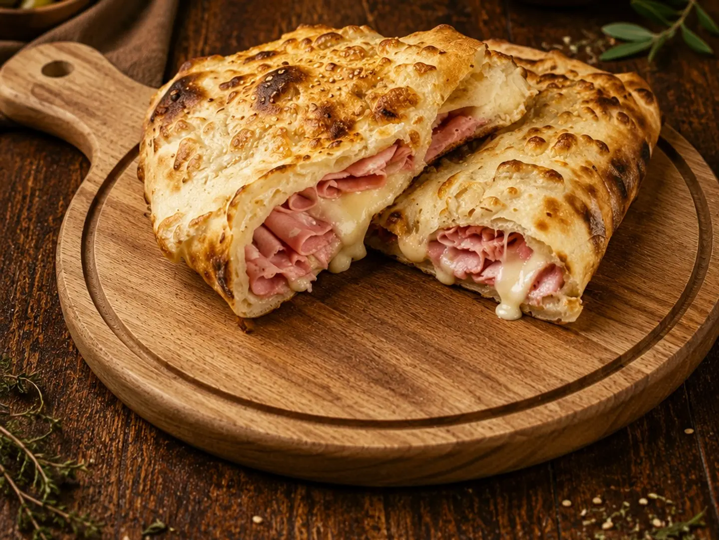 فطيرة مرتديلا جبن