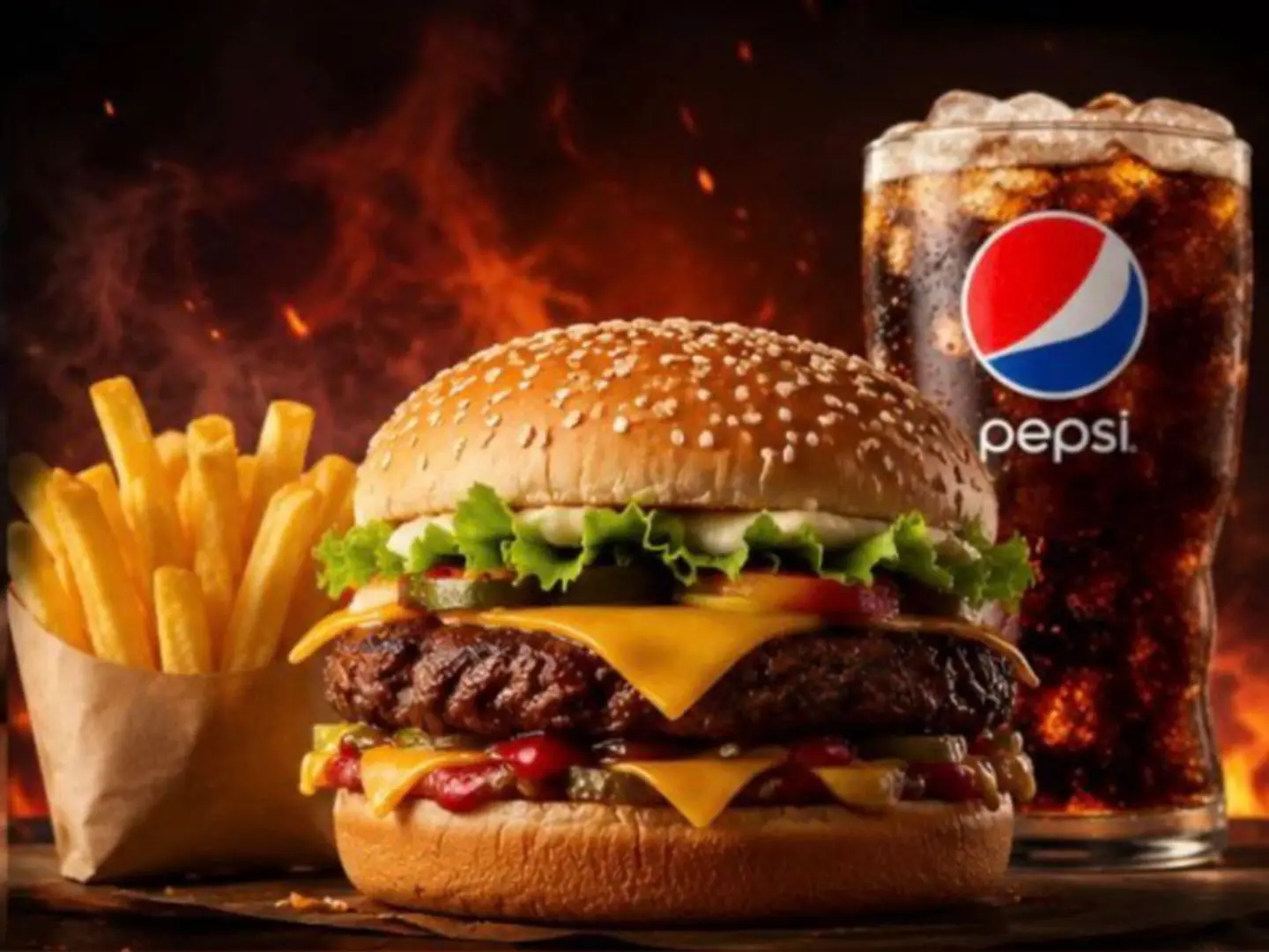 Beef Burger Meal