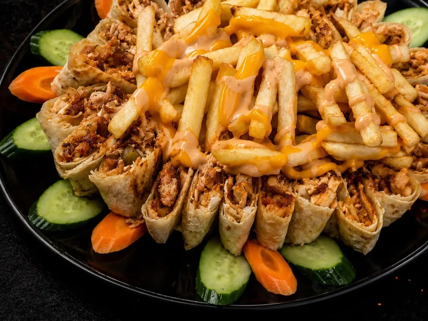 صحن شاميات كبير