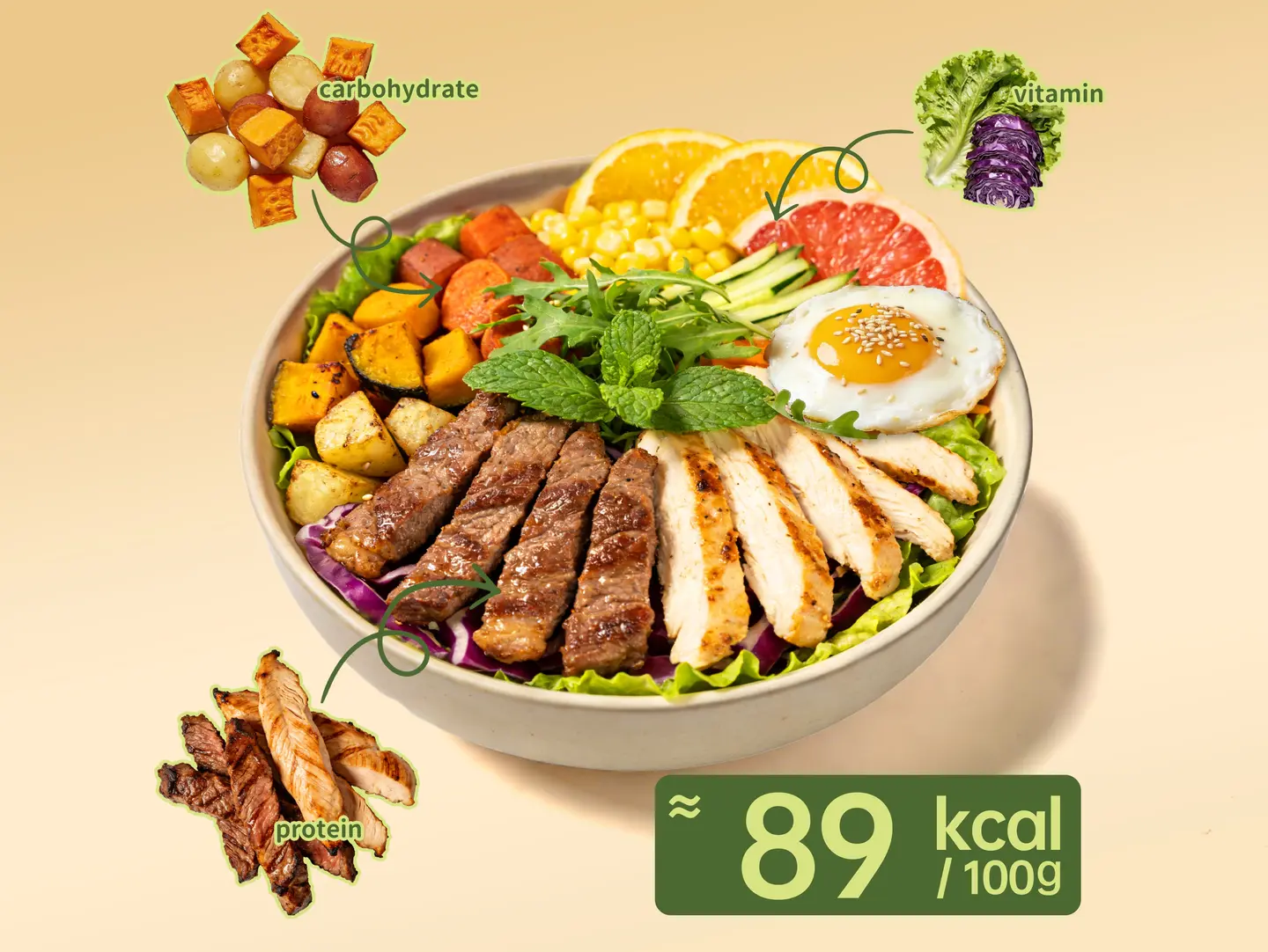 Double Protein Power Salad