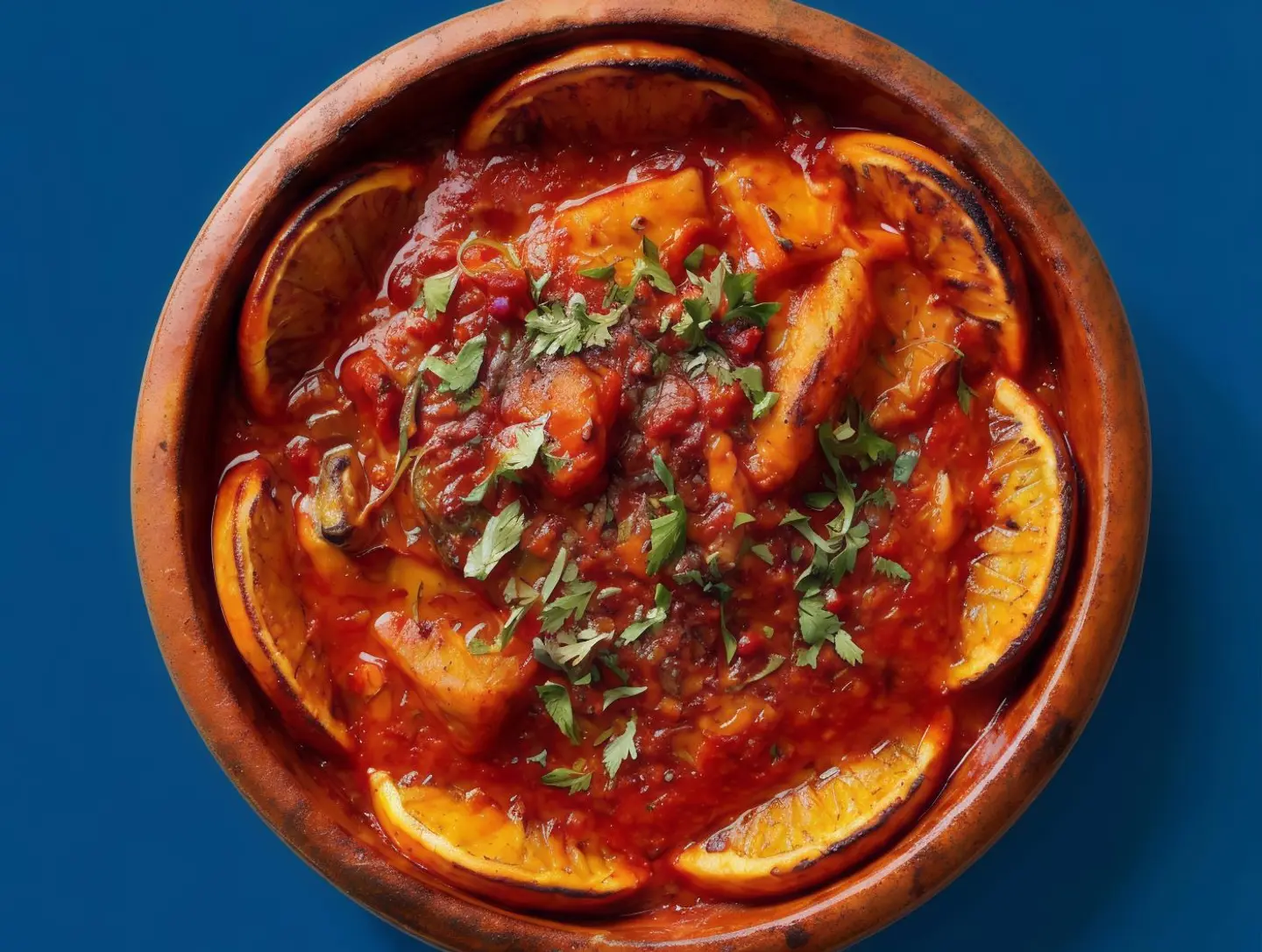 طاجن فيليه صوص احمر