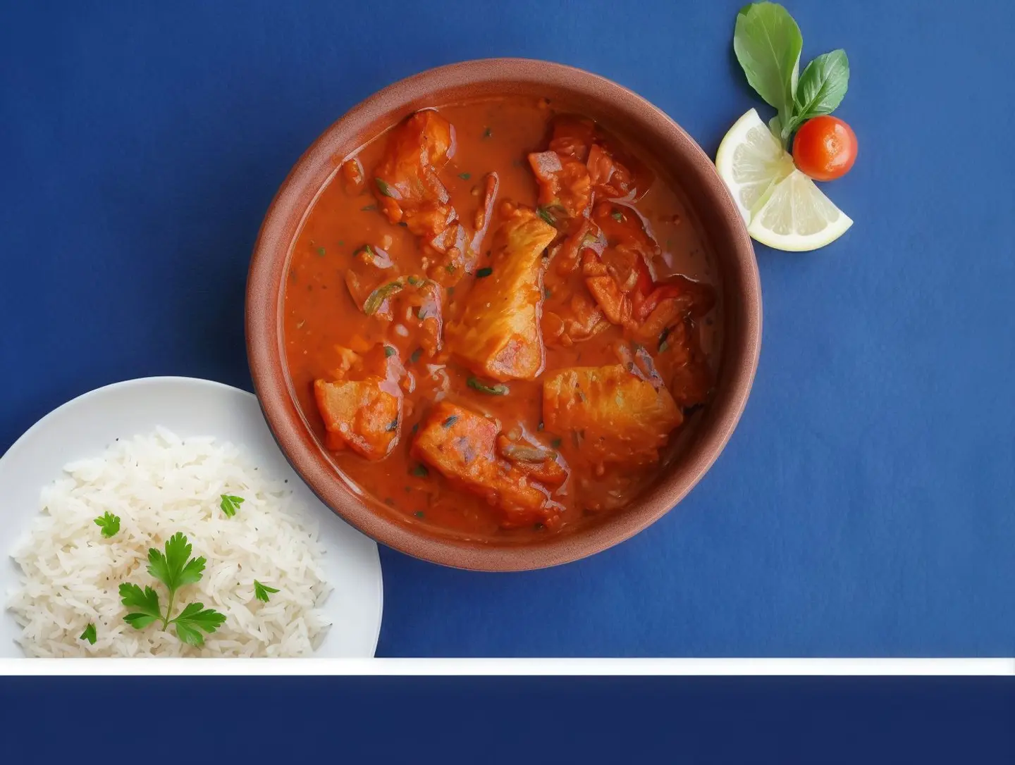 طاجن سلمون مع ارز
