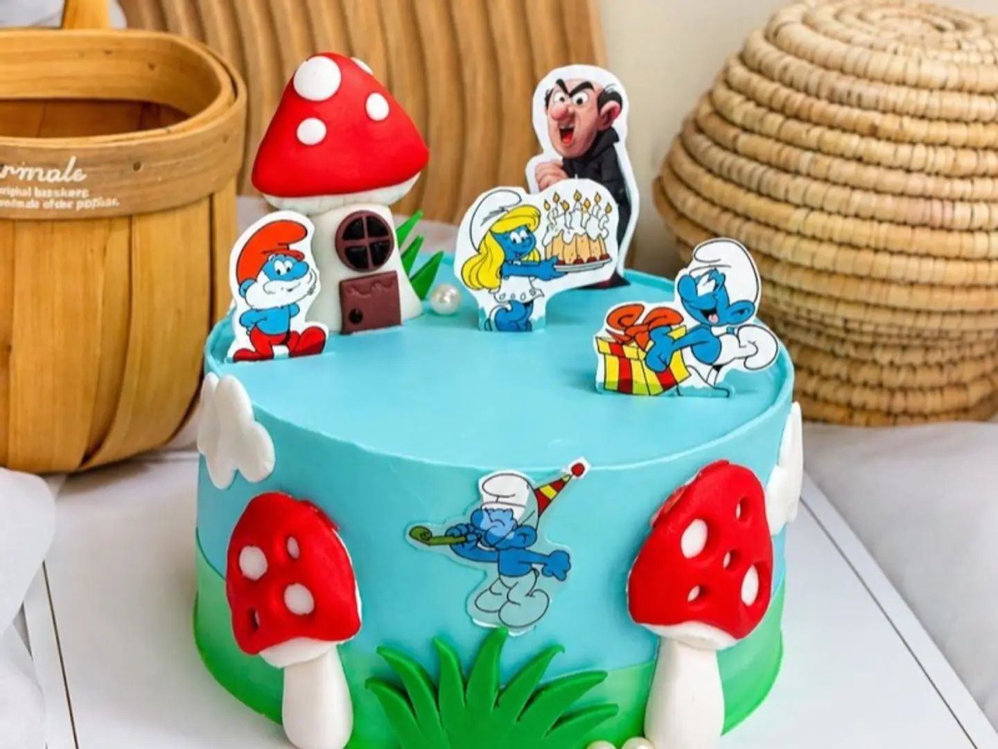 Smurf Cake