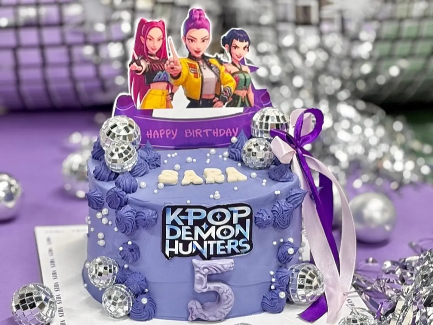 Kpop Demon Hunters Cake
