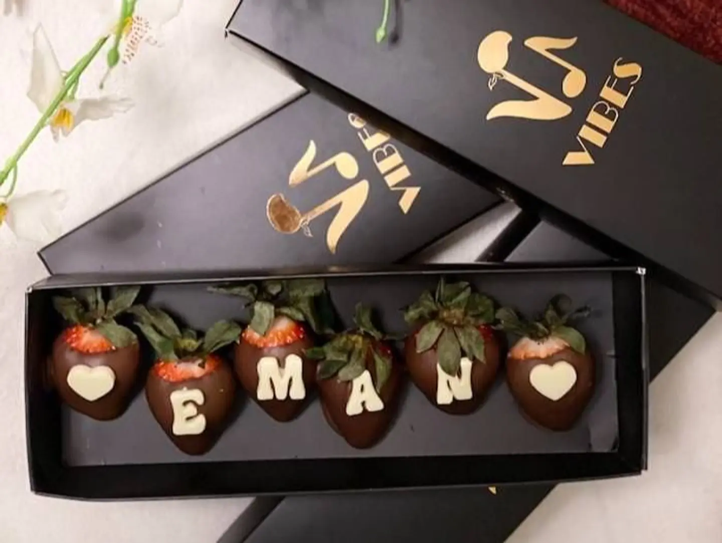 Coated Strawberry With A Name