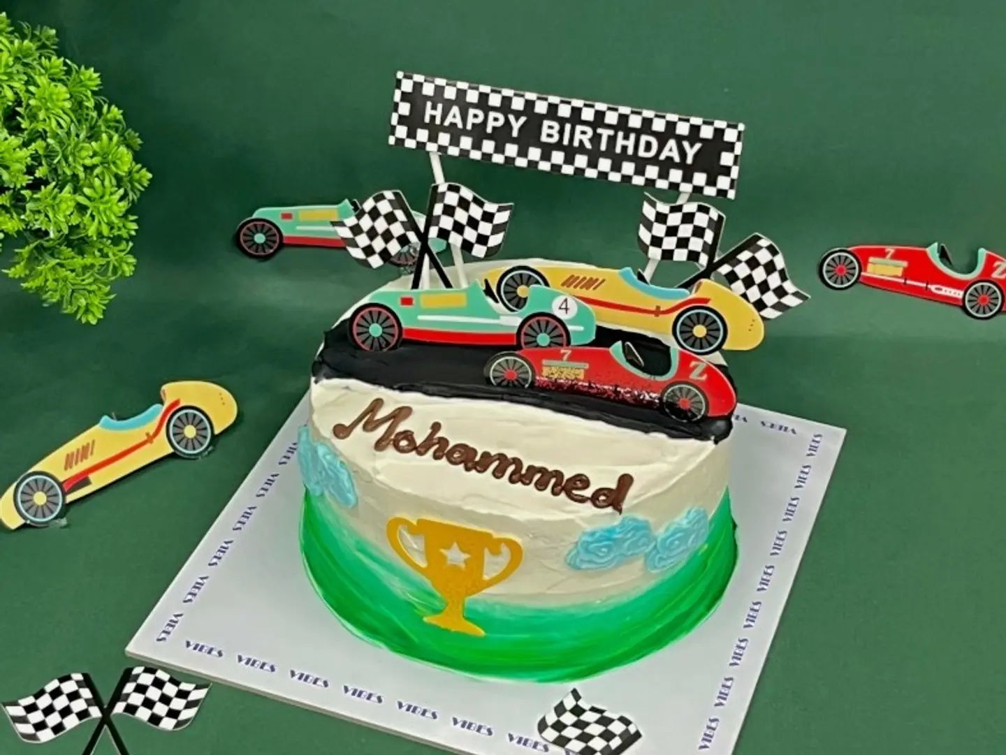Car Racing Cake