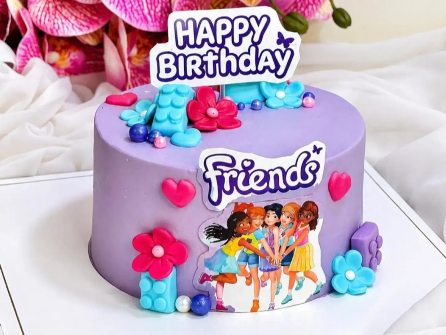 Lego Friends Cake