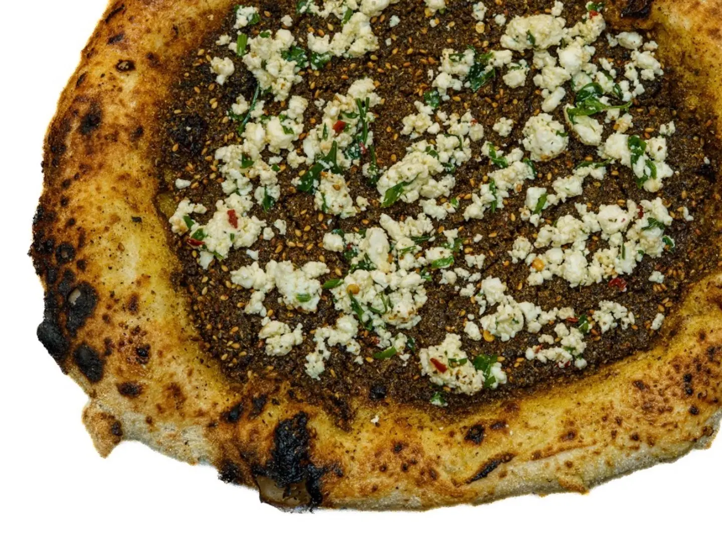 زعتر مع جبن عكاوي