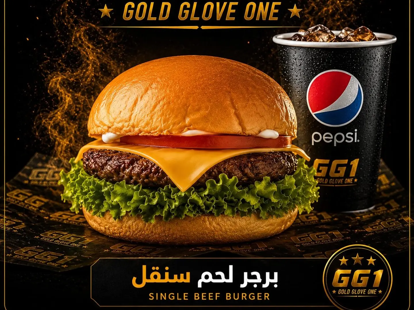 Beef Burger Single - Regular Burger