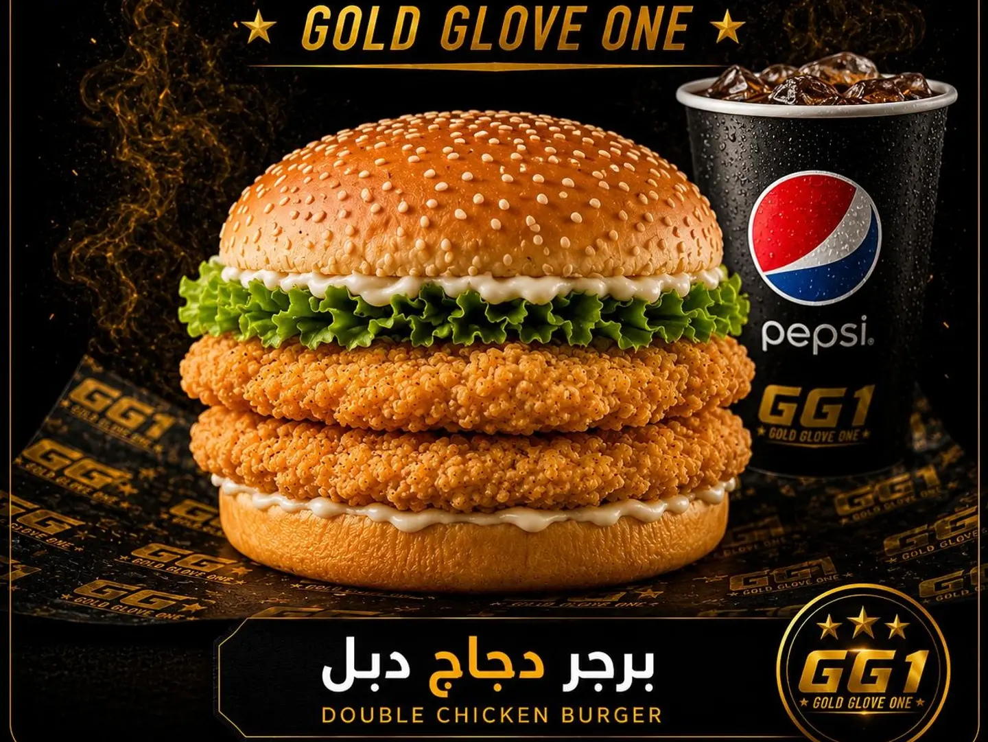 Beef Burger D - Regular Double Beef Burger
