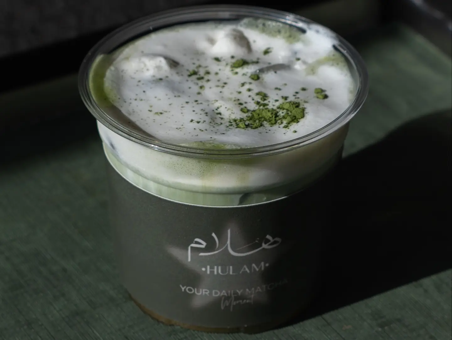 Salted Vanilla Matcha Latte