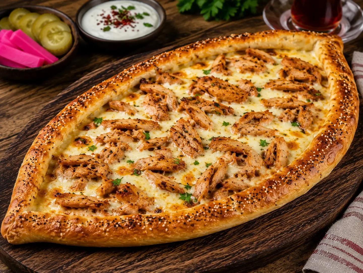 فطيرة شاورما جبن