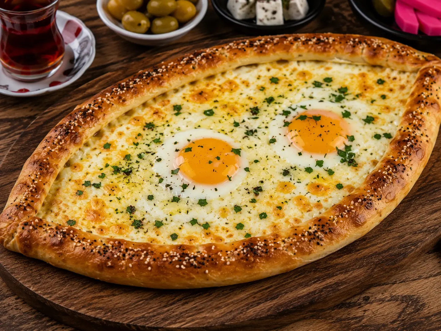 فطيرة جبنة مع البيض