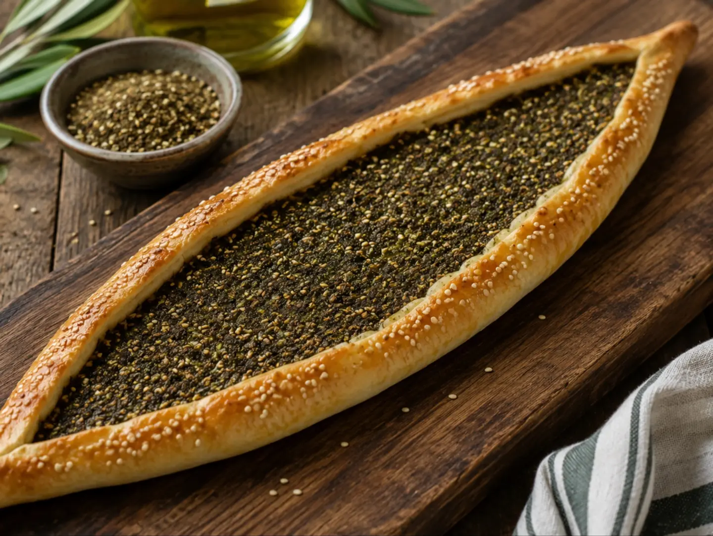 فطيرة زعتر