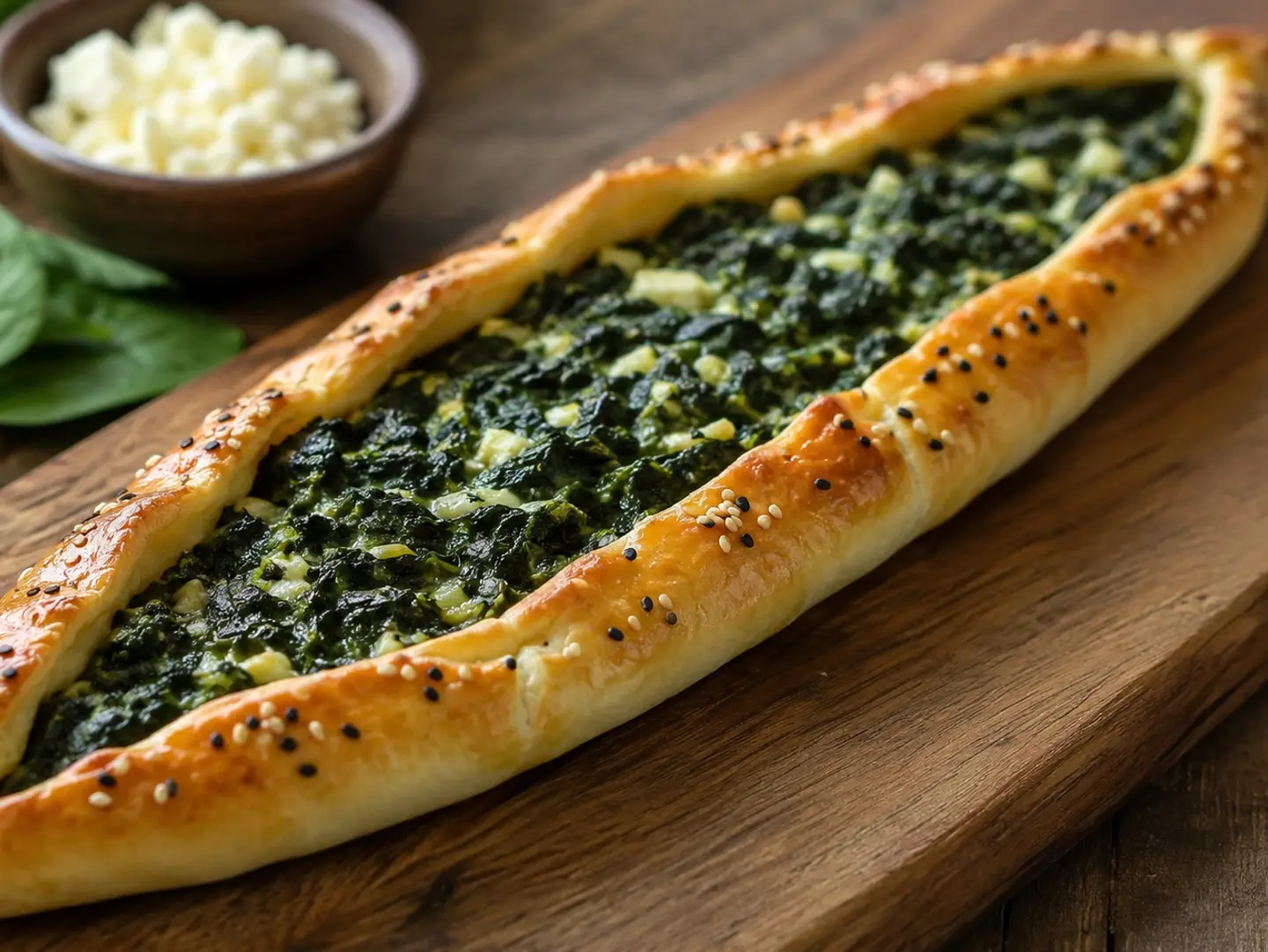 فطيرة سبانخ