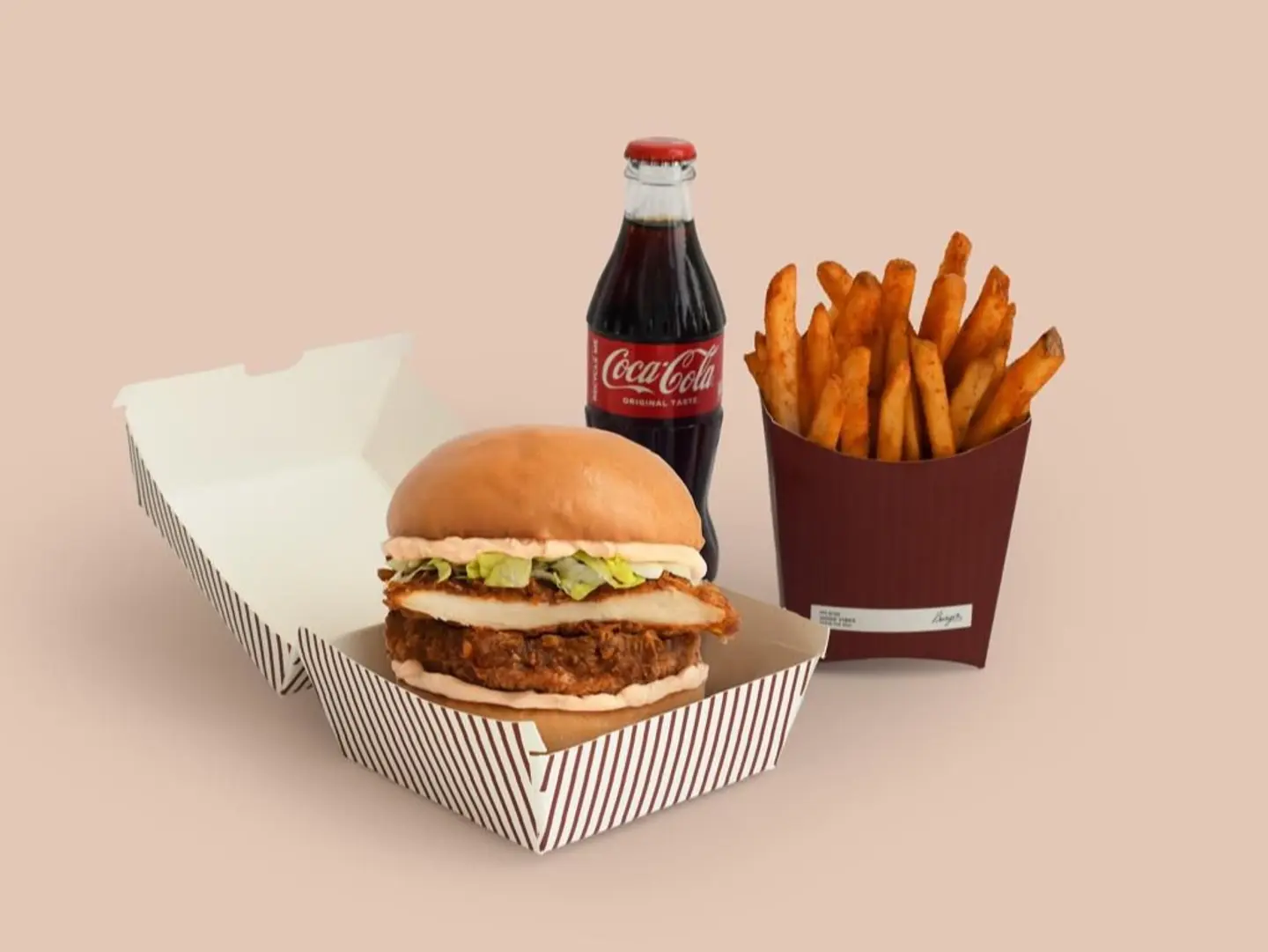 Crispy Chicken Burger Combo