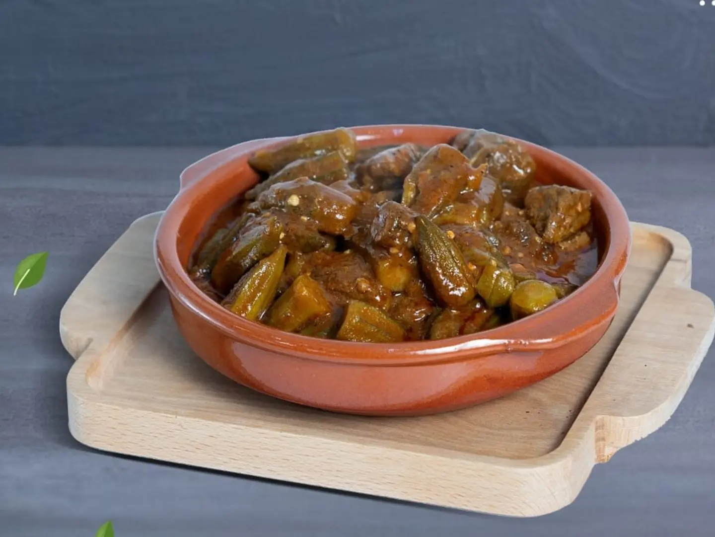 Okra With Meat - Without Rice