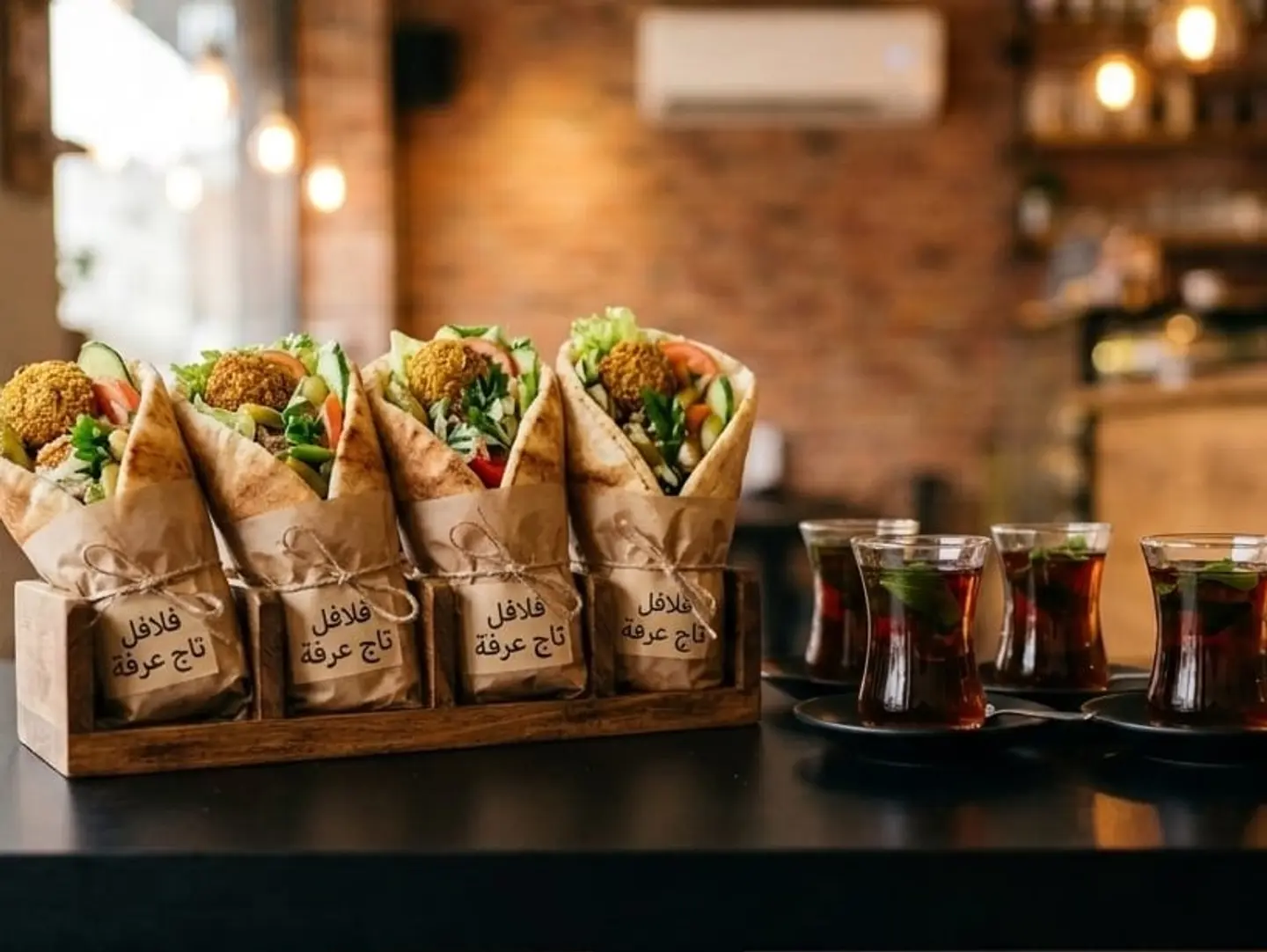 اطلب 4 حمص بيض واحصل على 4 شاي مجانآ