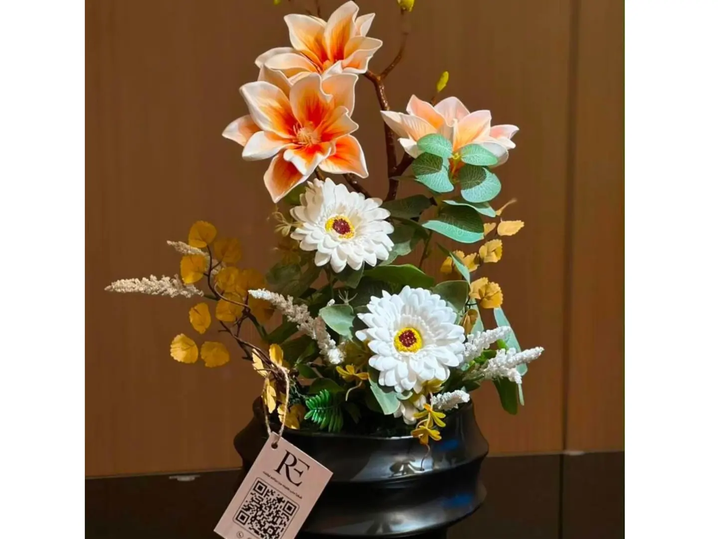 Touch Of Orange Vase