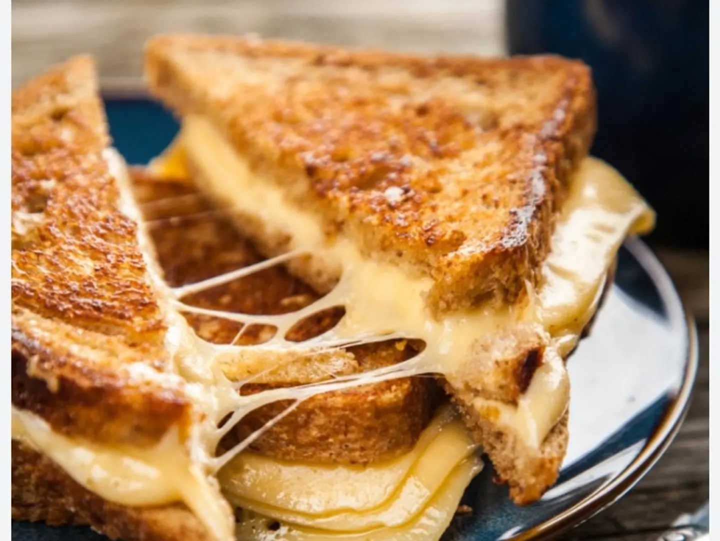 Square Cheese Sandwich