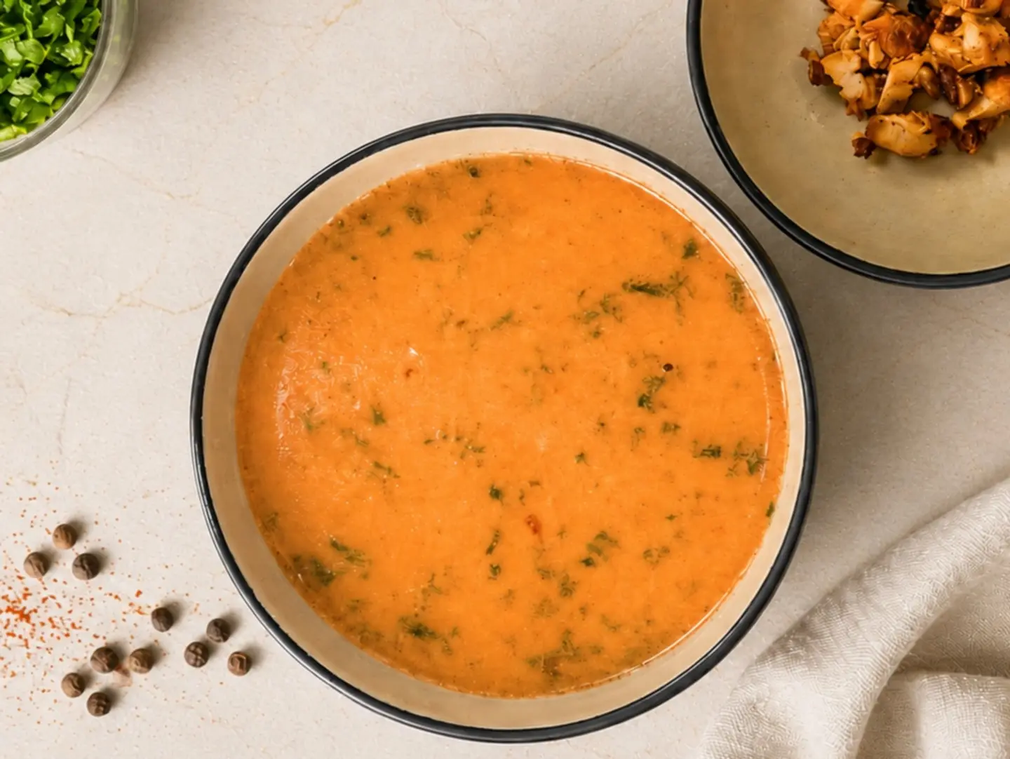Fire Grilled Chicken Soup