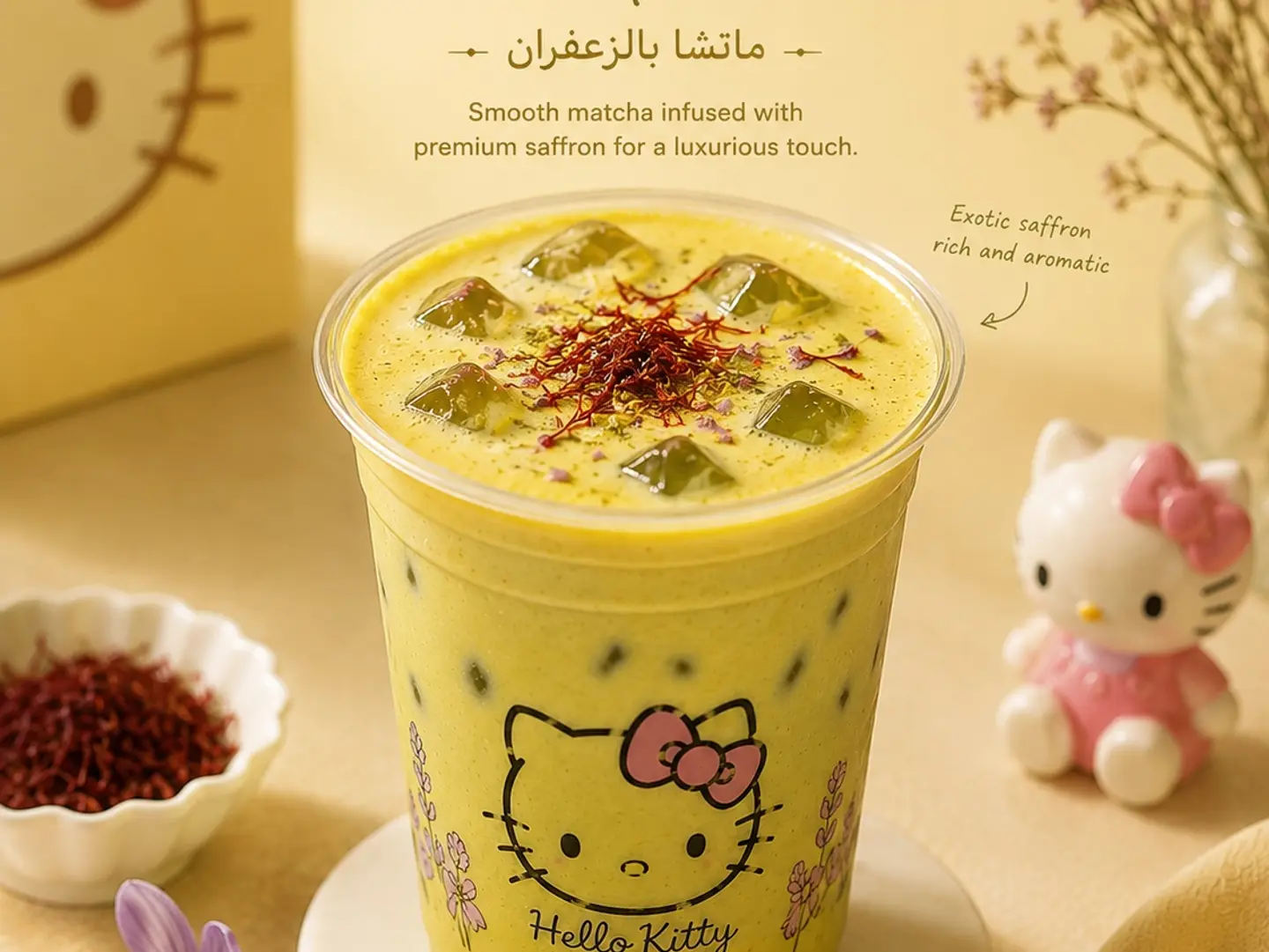ماتشا الزعفران