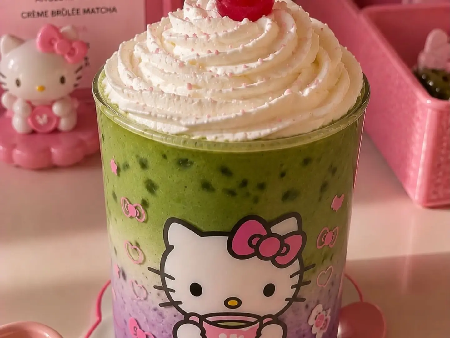 Cherry Matcha